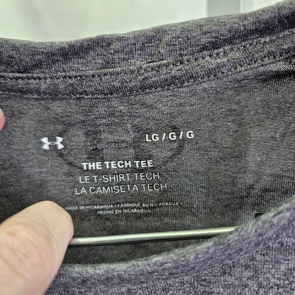 Under Armour Gray The Tech Tee Size Large - Picture 4 of 8